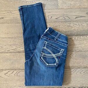 Ariat Real Denim Mid-Rise Straight Leg Jeans